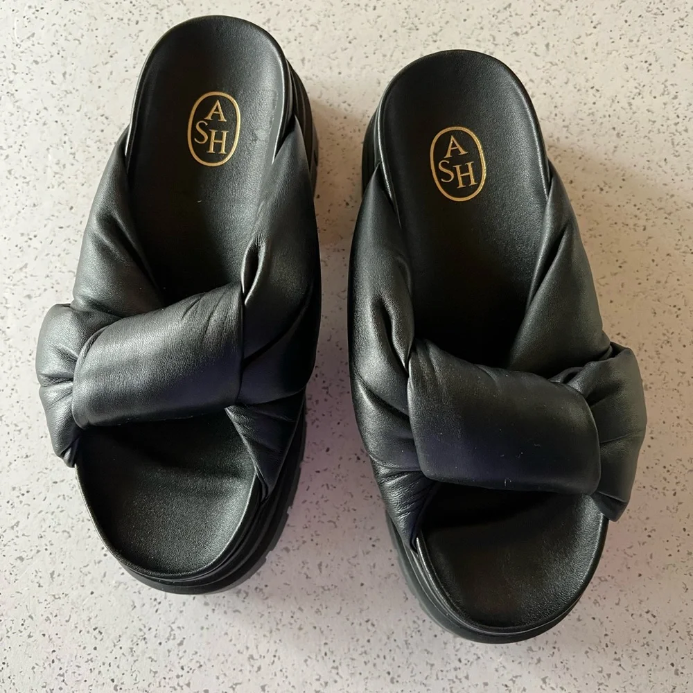 🆕 Ash Shilo Platform Slide Sandal